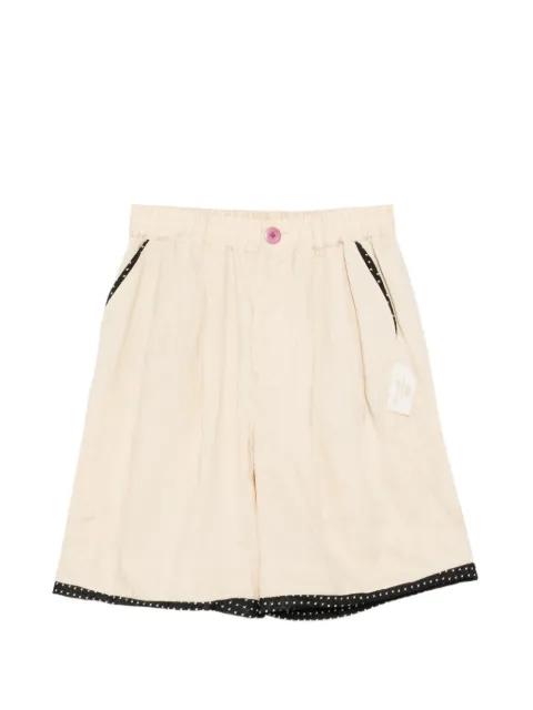 contrast-trim shorts by UNDERCOVER