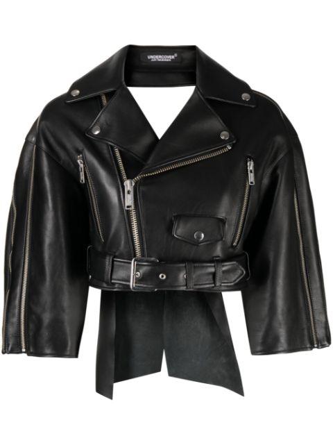 cut-out biker jacket by UNDERCOVER