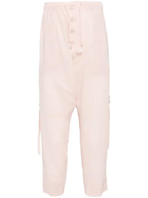 drop-crotch trousers by UNDERCOVER