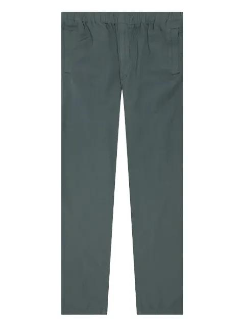 elasticated-waist herringbone straight trousers by UNDERCOVER