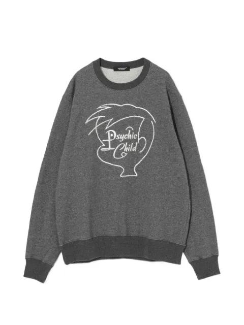 embroidered-motif sweatshirt by UNDERCOVER