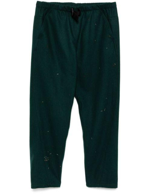 embroidered pants by UNDERCOVER