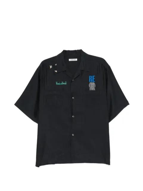 embroidery pocket shirt by UNDERCOVER