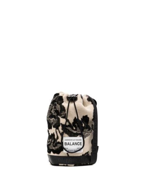floral-jacquard messenger bag by UNDERCOVER