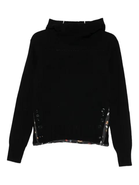 floral-trim jumper by UNDERCOVER