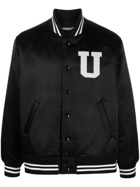 graphic-print bomber jacket by UNDERCOVER