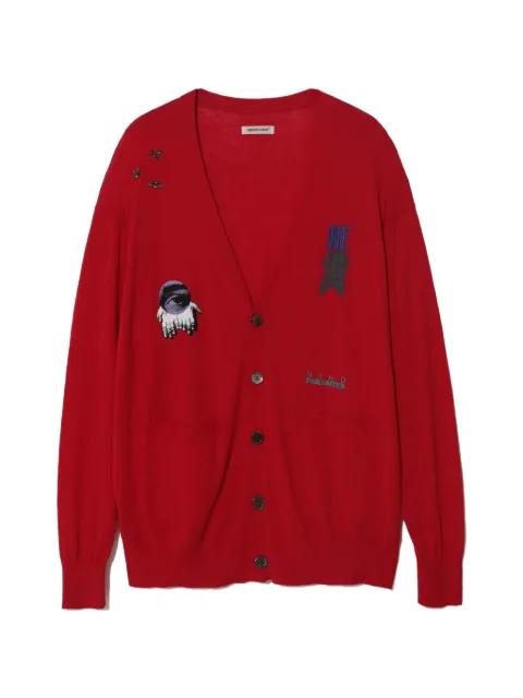graphic-print cardigan by UNDERCOVER