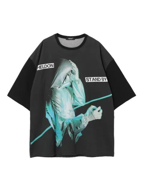 graphic-print cotton T-shirt by UNDERCOVER