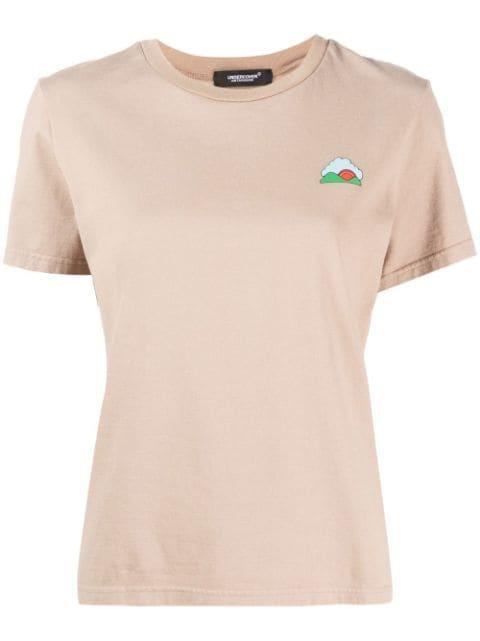 graphic-print cotton T-shirt by UNDERCOVER