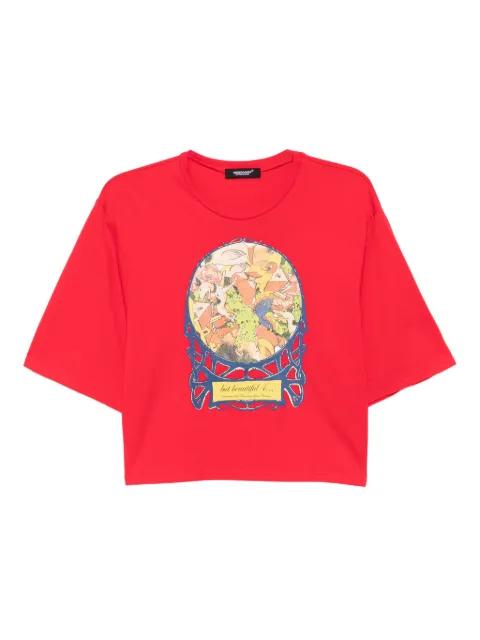 graphic-print cotton T-shirt by UNDERCOVER