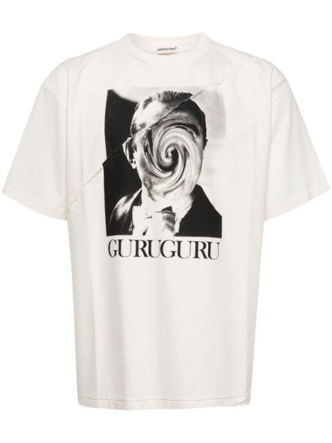 graphic-print cotton T-shirt by UNDERCOVER