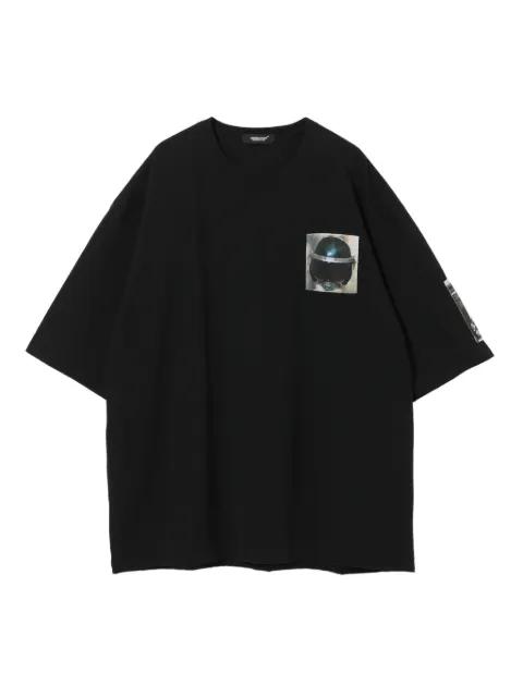 graphic-print cotton T-shirt by UNDERCOVER