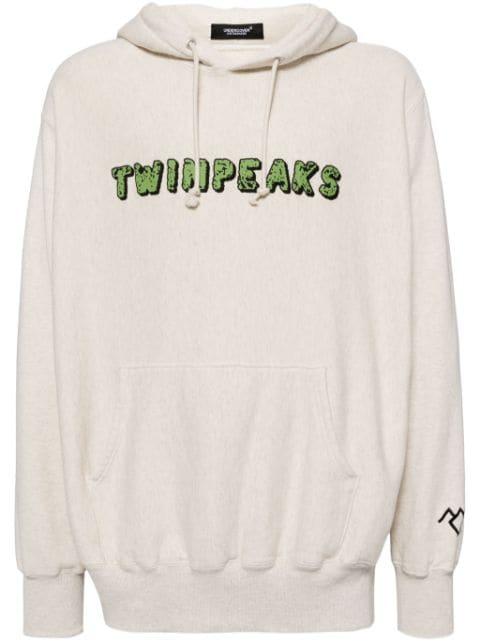 graphic-print cotton hoodie by UNDERCOVER