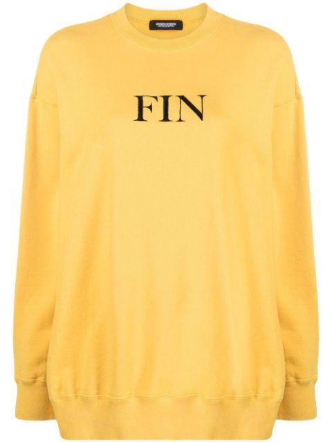 graphic-print cotton sweatshirt by UNDERCOVER