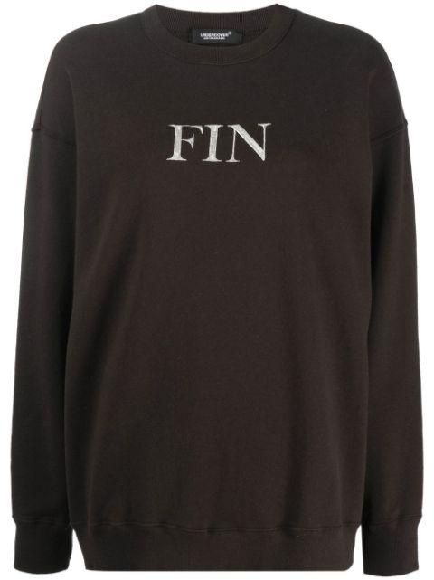 graphic-print cotton sweatshirt by UNDERCOVER