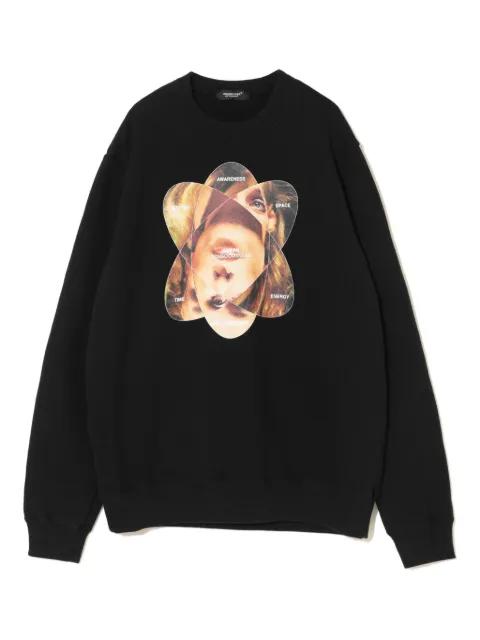 graphic-print crew-neck sweatshirt by UNDERCOVER