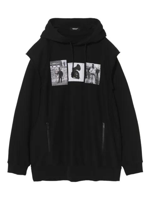 graphic-print hoodie by UNDERCOVER