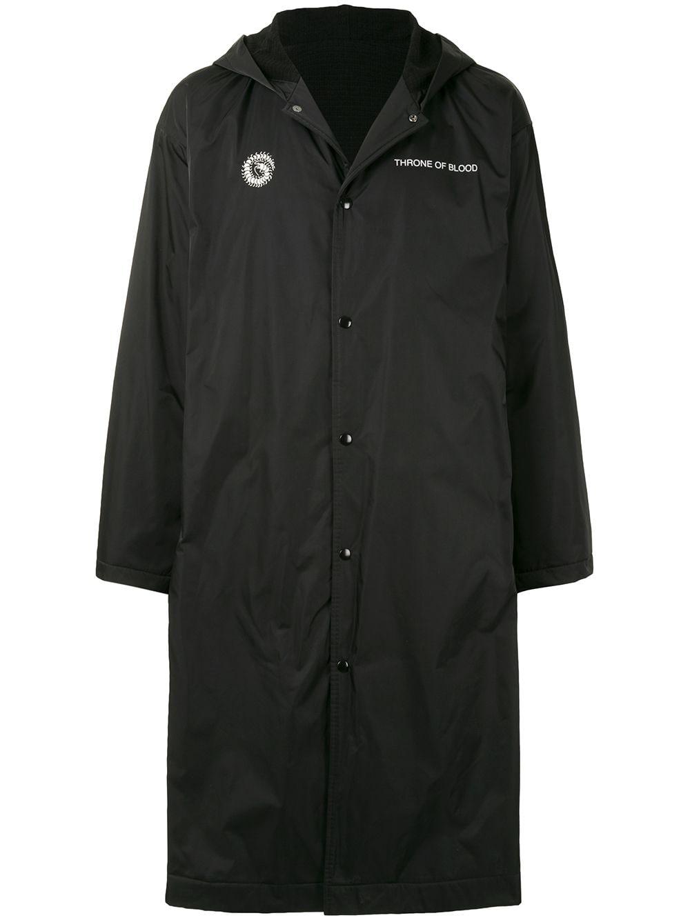 graphic-print hoodied parka by UNDERCOVER