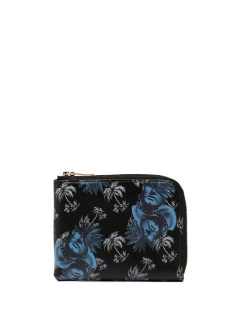 graphic-print leather wallet by UNDERCOVER
