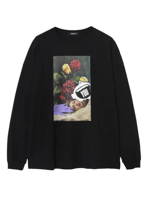 graphic-print long-sleeve sweatshirt by UNDERCOVER