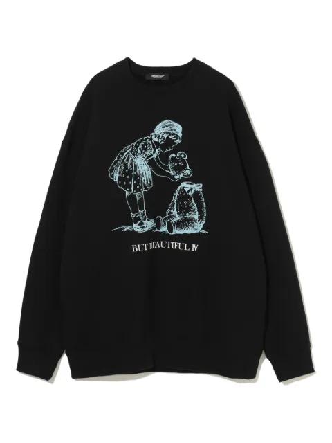 graphic-print long-sleeve sweatshirt by UNDERCOVER
