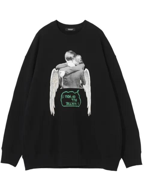 illustration-print sweatshirt by UNDERCOVER
