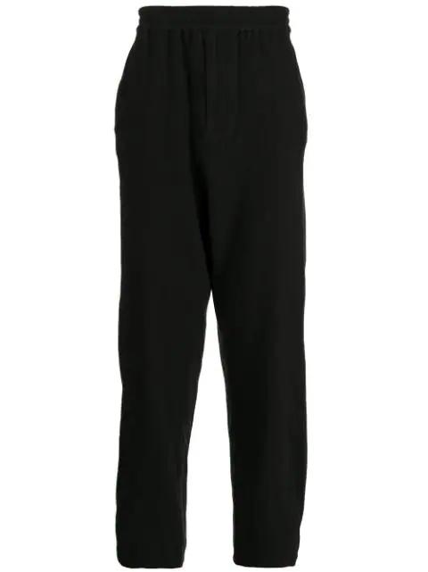 knitted track pants by UNDERCOVER