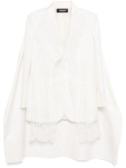 lace-trim blazer by UNDERCOVER