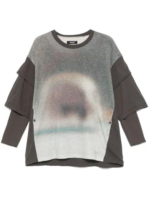 layered T-shirt by UNDERCOVER