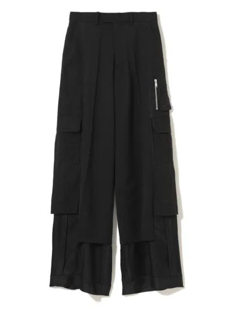 layered cargo trousers by UNDERCOVER