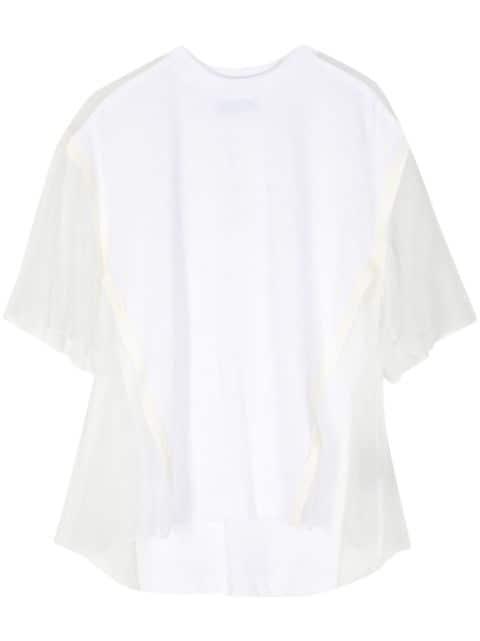 layered cotton T-shirt by UNDERCOVER