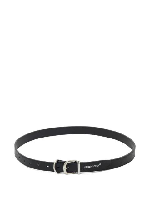 leather buckled belt by UNDERCOVER