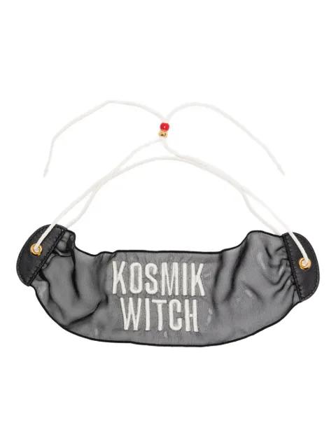 logo-embroidered necklace by UNDERCOVER