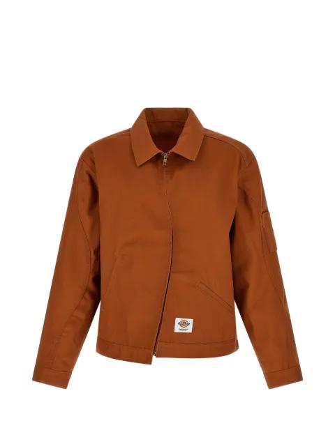 logo-patch zip-up jacket by UNDERCOVER