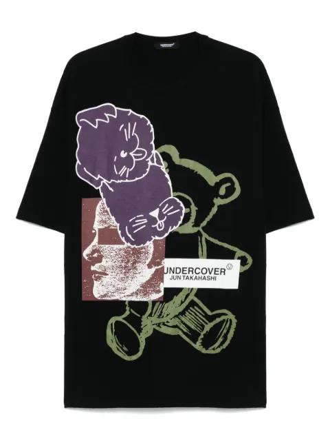 logo-print T-shirt by UNDERCOVER