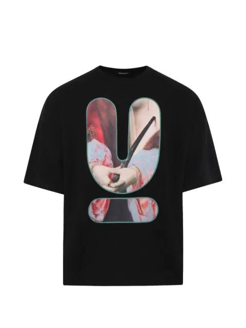 logo-print T-shirt by UNDERCOVER
