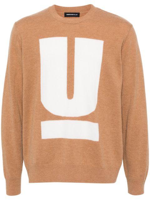 logo-print jumper by UNDERCOVER