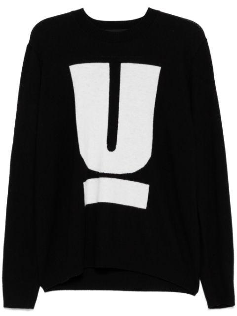 logo-print jumper by UNDERCOVER