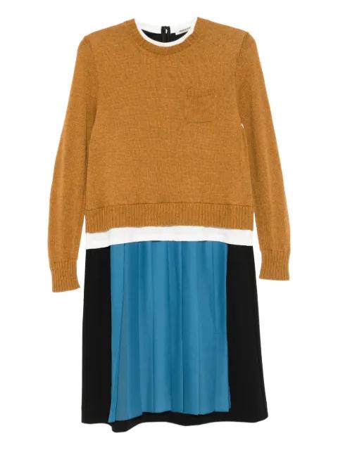 long-sleeved knit dress by UNDERCOVER