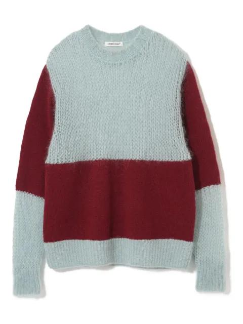 mohair-blend striped sweater by UNDERCOVER