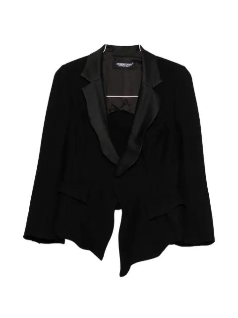 notched lapel asymmetric jacket by UNDERCOVER