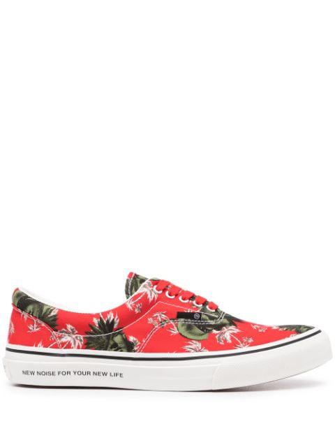 palm tree-print sneakers by UNDERCOVER