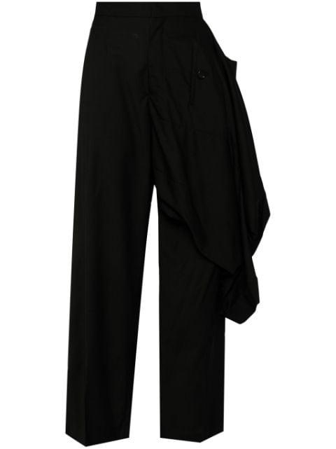panel detailing trousers by UNDERCOVER