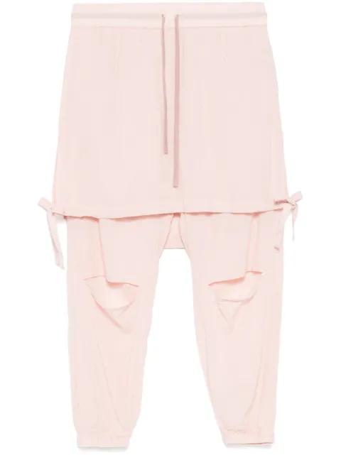 panel detailing trousers by UNDERCOVER