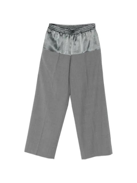 panelled elasticated-waist trousers by UNDERCOVER