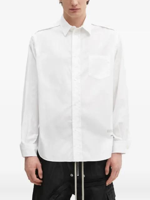 panelled poplin shirt by UNDERCOVER