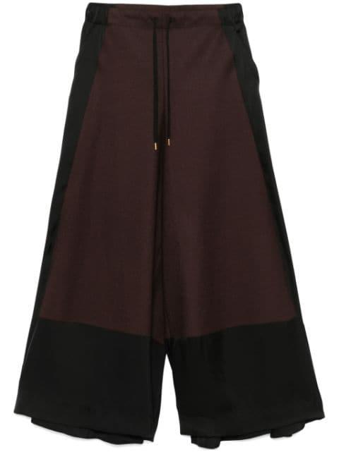panelled trousers by UNDERCOVER