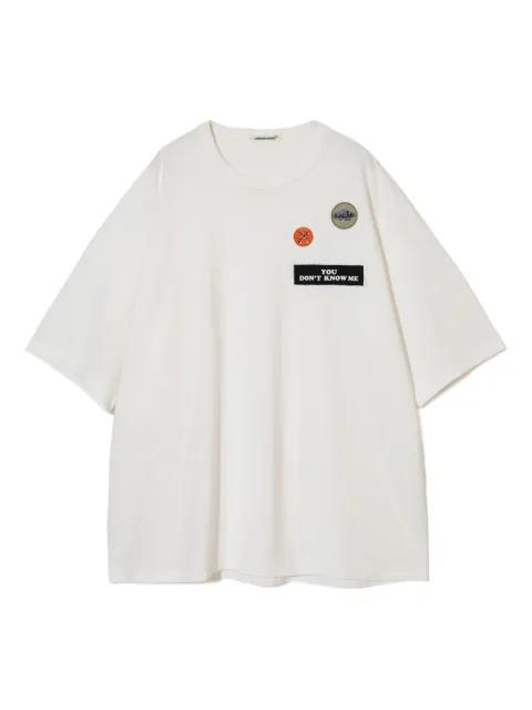 patch-detailed T-shirt by UNDERCOVER