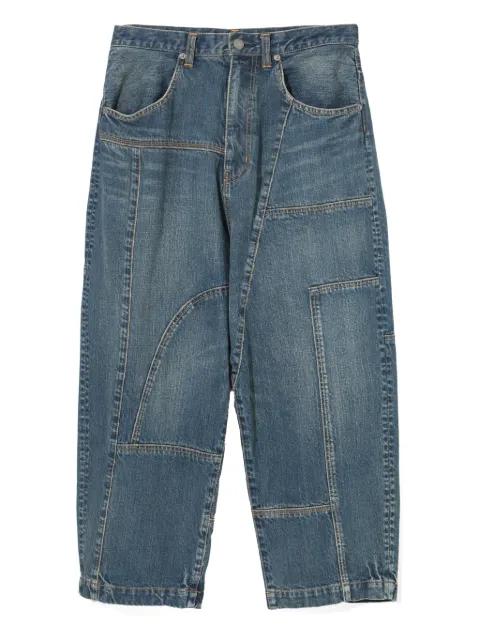 patchwork cotton trousers by UNDERCOVER