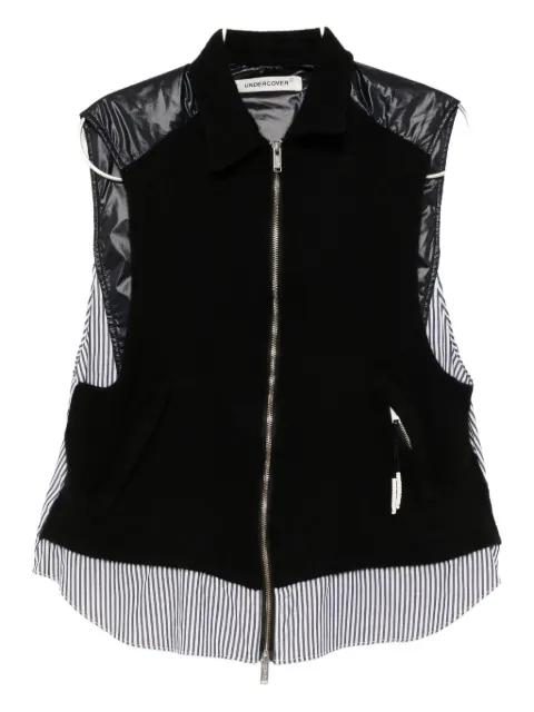 patchwork gilet by UNDERCOVER
